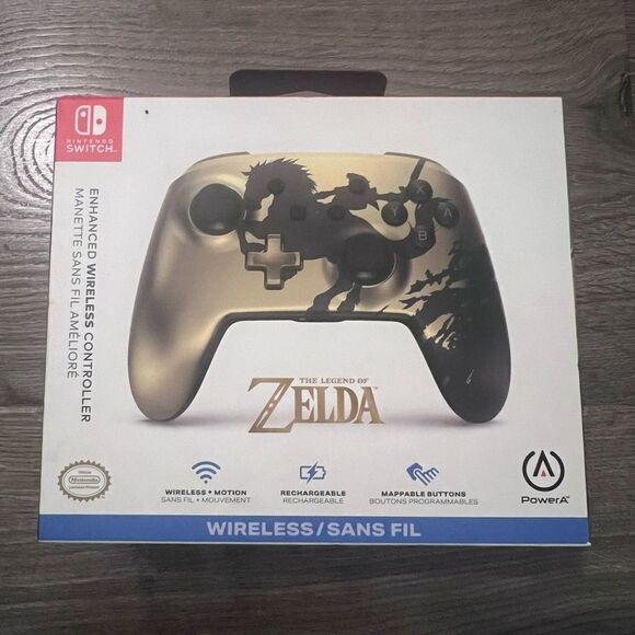 Enhanced Wireless Controller for Nintendo Switch - Gold Rider - Nintendo Switch - Picture 1 of 2